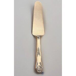 Antique 1915 Sears Roebuck Endicott Pie Cake Server Silver Plate Flatware Floral